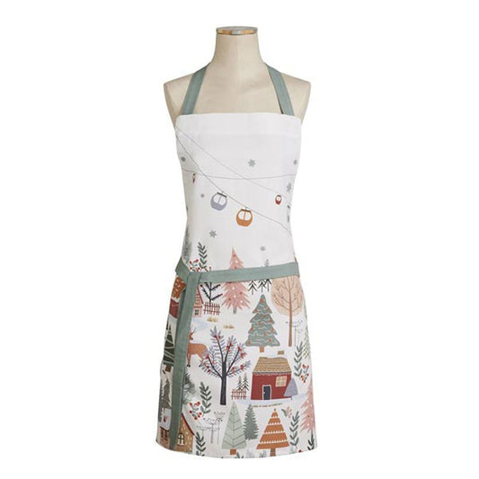 Christmas Forest Apron Printed