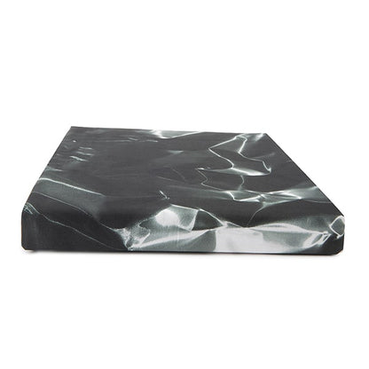 Wrinkle Metal Print Bed Sheet & Pillowcase Set