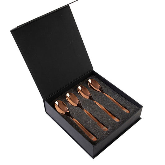 Rose Gold Spoons Set of 4