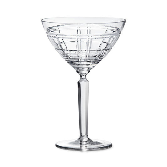 Hudson Plaid Martini Glass