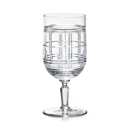 Hudson Plaid Beverage Glass