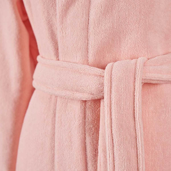 Plain Hooded Bathrobe