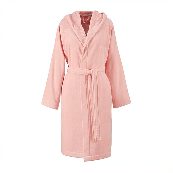 Plain Hooded Bathrobe