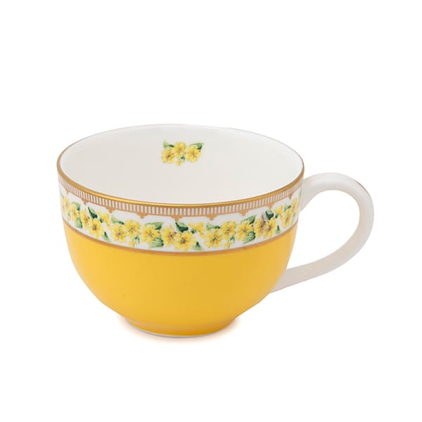 Shell Garden Floral Primula Teacup & Saucer Pastille