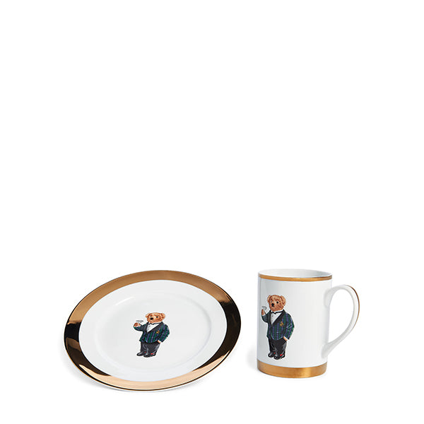 Thompson Polo Bear Dessert Plate Set