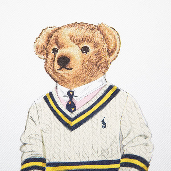 Preppy Hampton Bear Cushion Cover