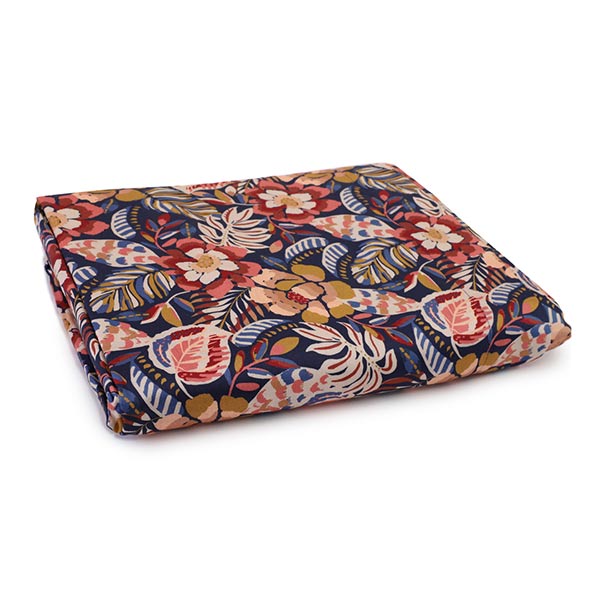 Folk Flowers Flat Bed Sheet