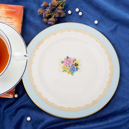 Castle Of Mey Floral Dessert Plate