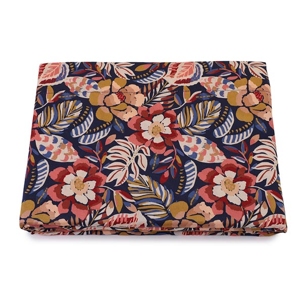 Folk Flowers Flat Bed Sheet