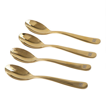 Gold Spoons Set of 4