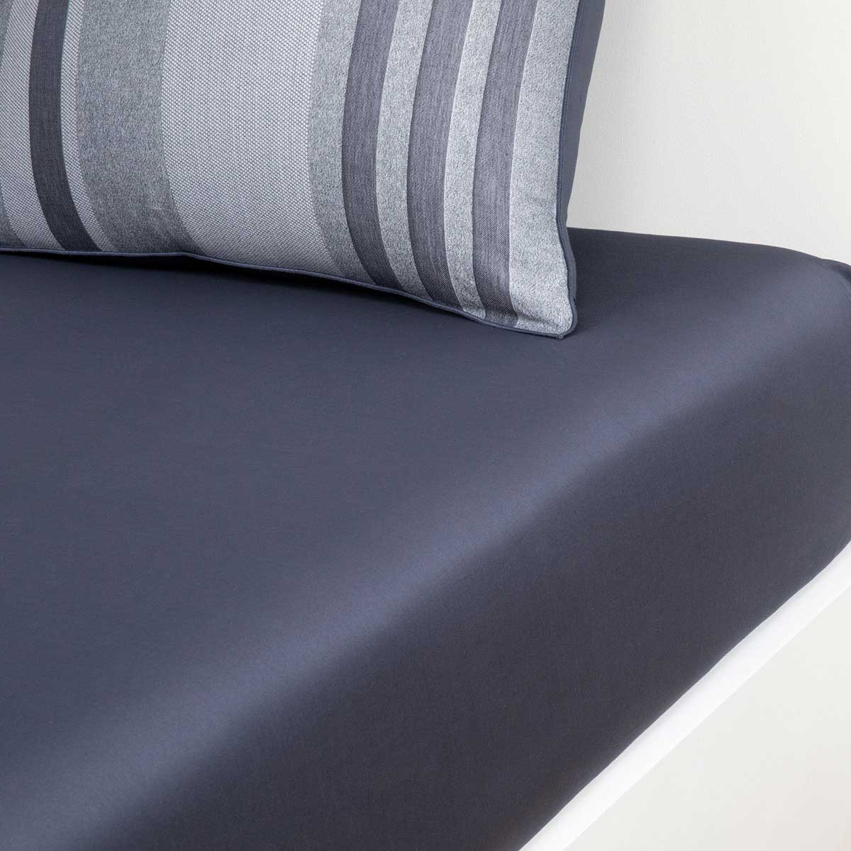 Chine Stripe Fitted Bed Sheet